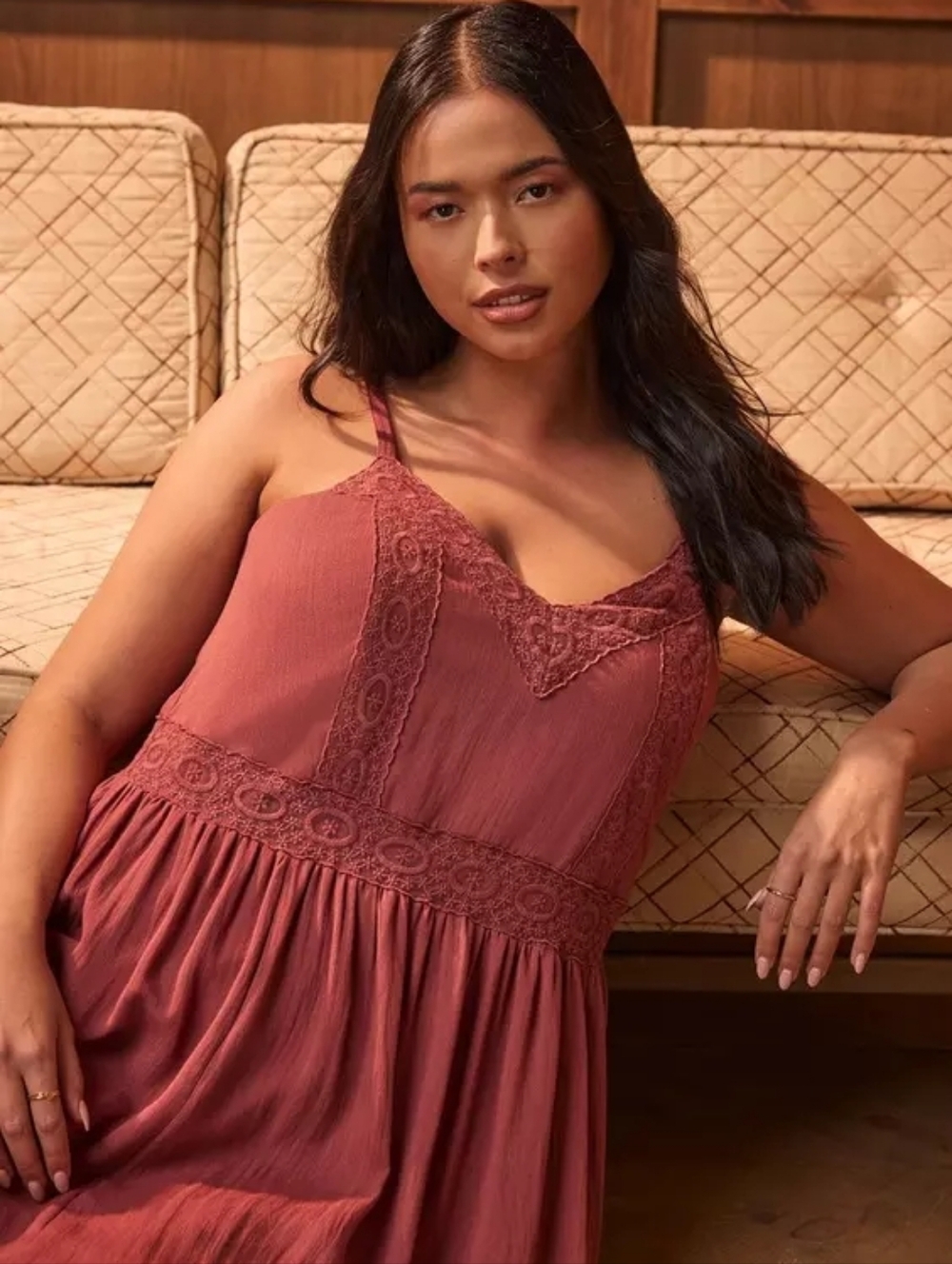 Torrid Festi Boho Tiered Maxi Dress Plus Size 2X Nwt - Picture 5 of 9